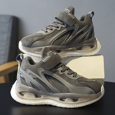 Boy's Breathable Mesh Trendy Running Shoes