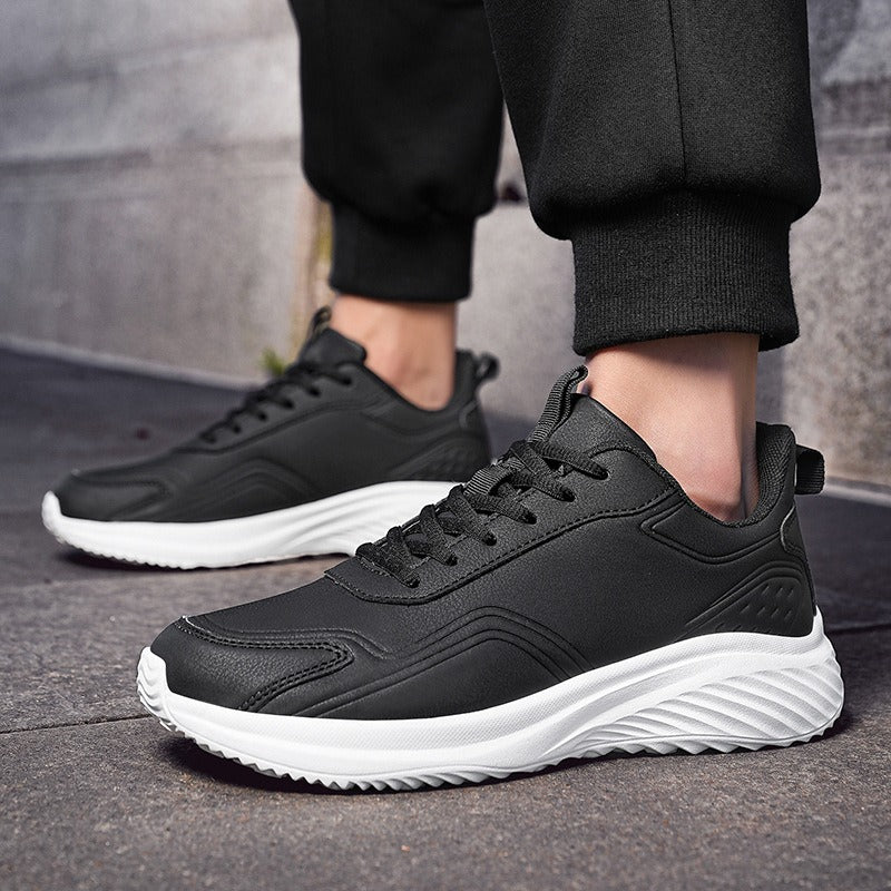 Men's Leather Lightweight Casual Shoes