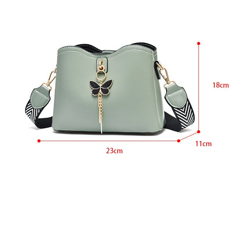 Women's Large Capacity Fashion Solid Color Messenger Bag