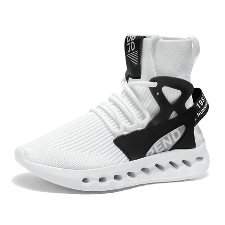 Men's Flying Woven High-Top Casual Shoes