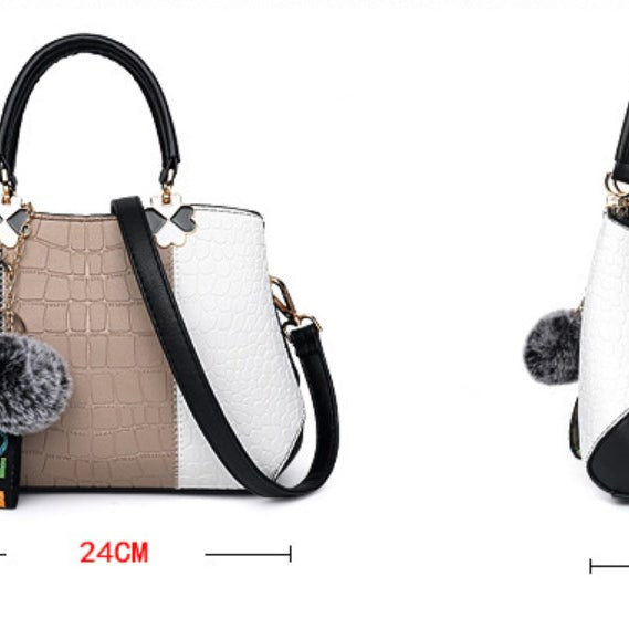 Women's Stone Pattern Shoulder Messenger Bag