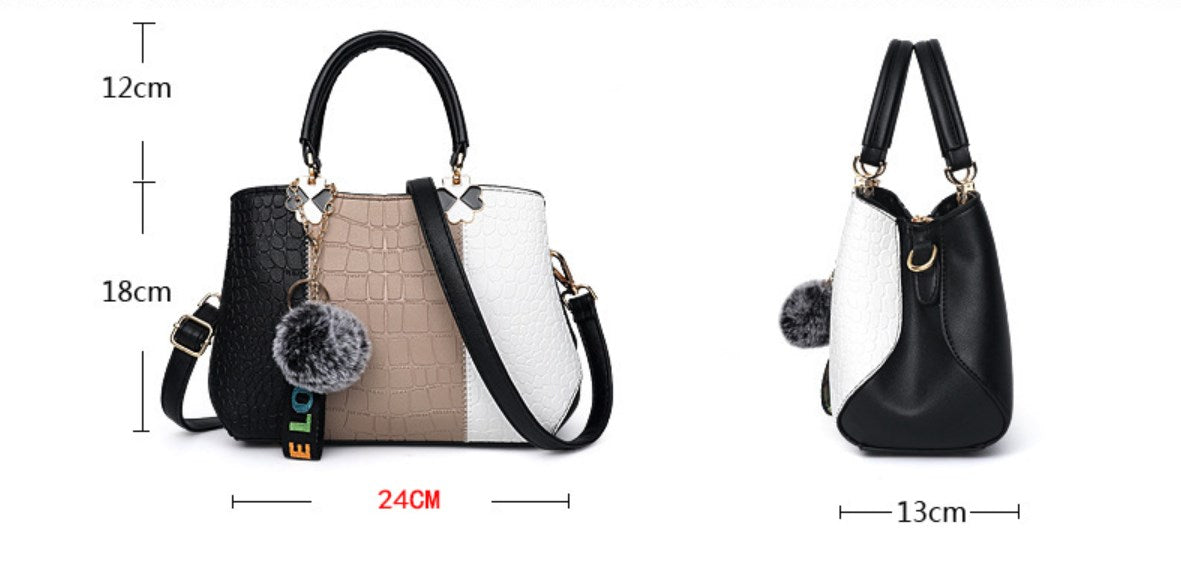 Women's Stone Pattern Shoulder Messenger Bag