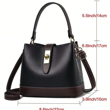 Women's Fashion Trendy Bucket Shoulder Bag