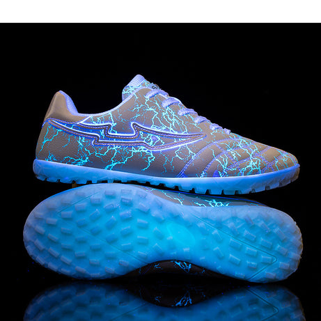 Men's Football Luminous Broken Nails Shoes