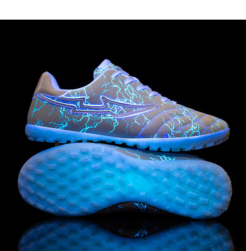 Men's Football Luminous Broken Nails Shoes
