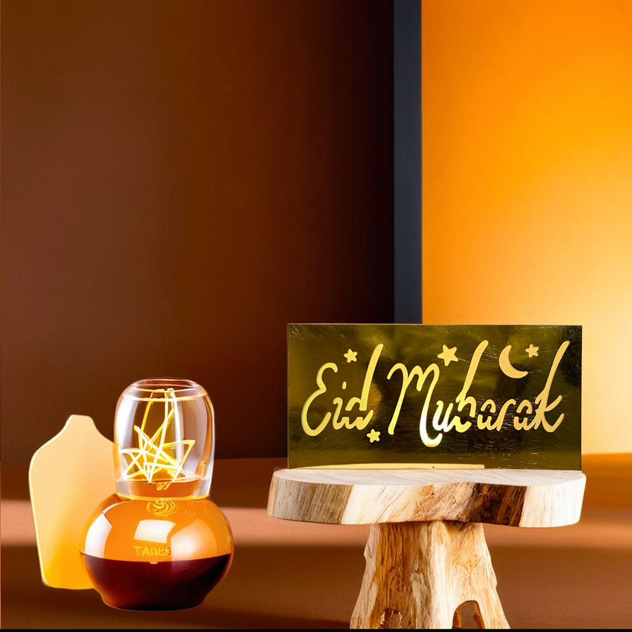 Arabic Monochome Lights with LED Acrylic Sign (806)