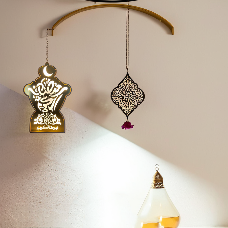 Arabic Mosque Minar Warm Lights with Elegant Islamic Decorative Lamp (2018)