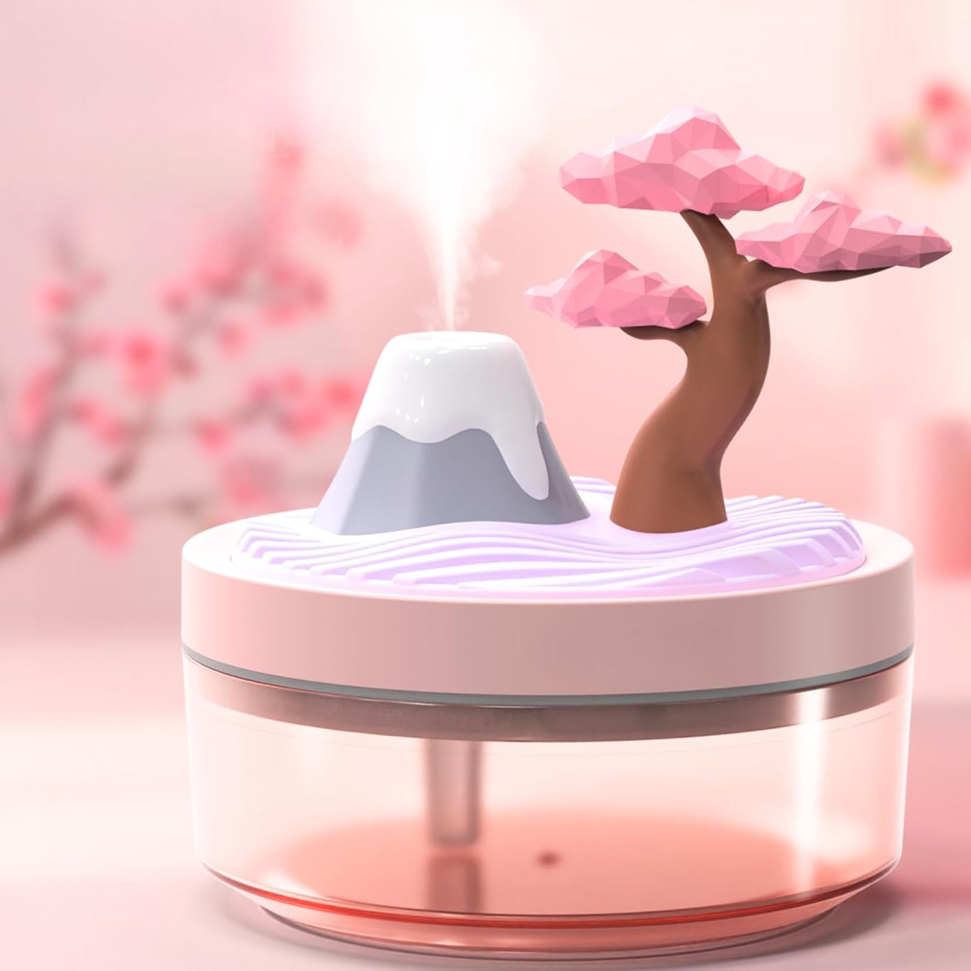 Portable Cute Plant & Landscape Mini Air Humidifier