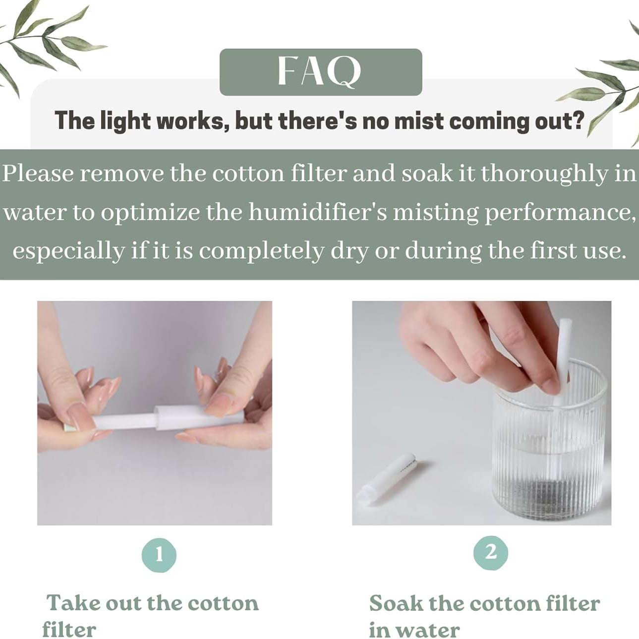 Portable Cute Plant & Landscape Mini Air Humidifier