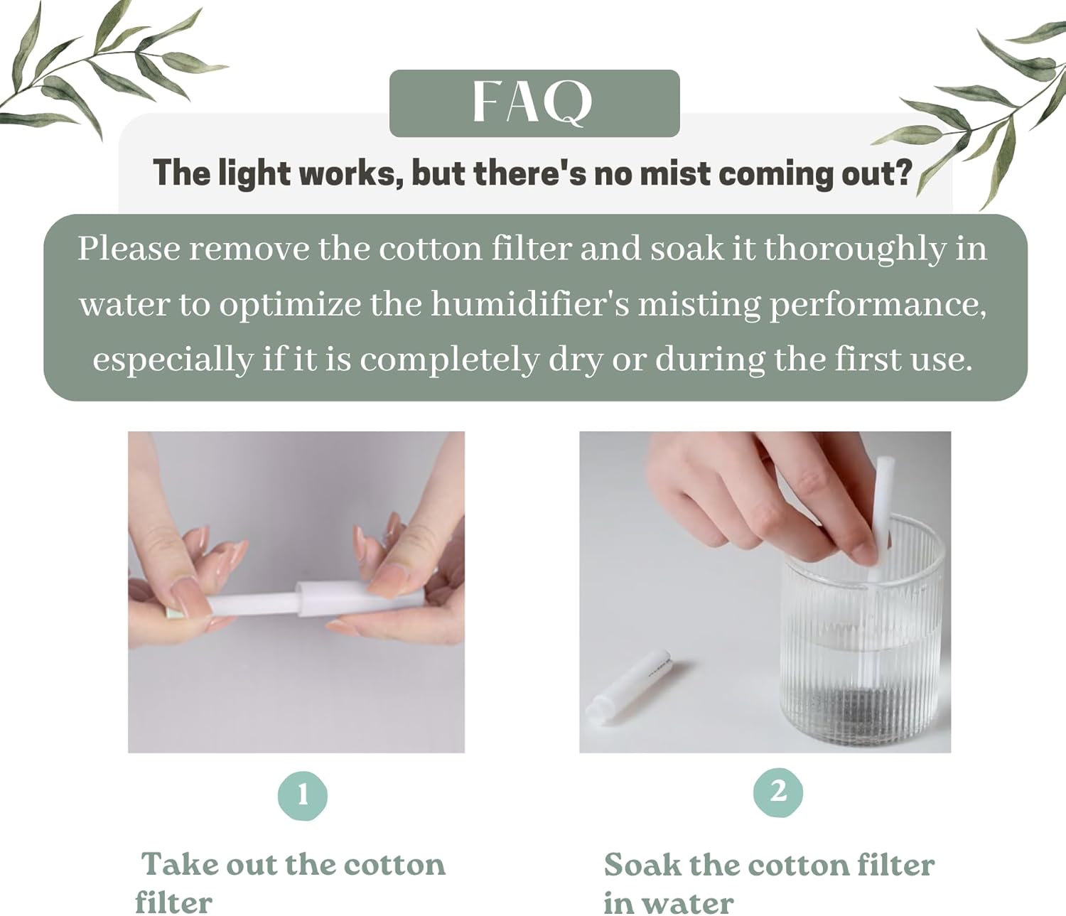 Portable Cute Plant & Landscape Mini Air Humidifier