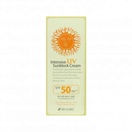 3W Clinic Intensive UV Sunblock Cream SPF50+ Pa+++ 70ml