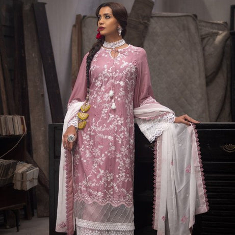 TriTex SHEHZADI Embroidered Lawn with Chiffon | SZ-2543